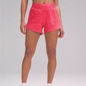 Lululemon Hotty Hot Shorts- Hot Pink- Lined with pockets